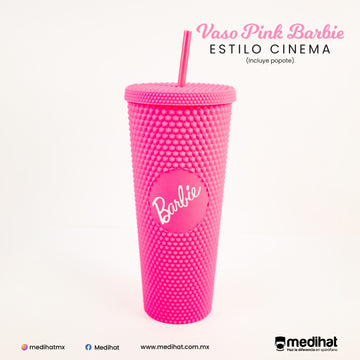 Vaso pink Barbie Estilo Cinema (6855803797637)