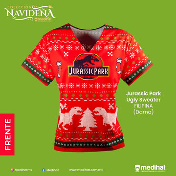 Filipina Ugly sweater Jurassic Park Navidad (6876565504133)