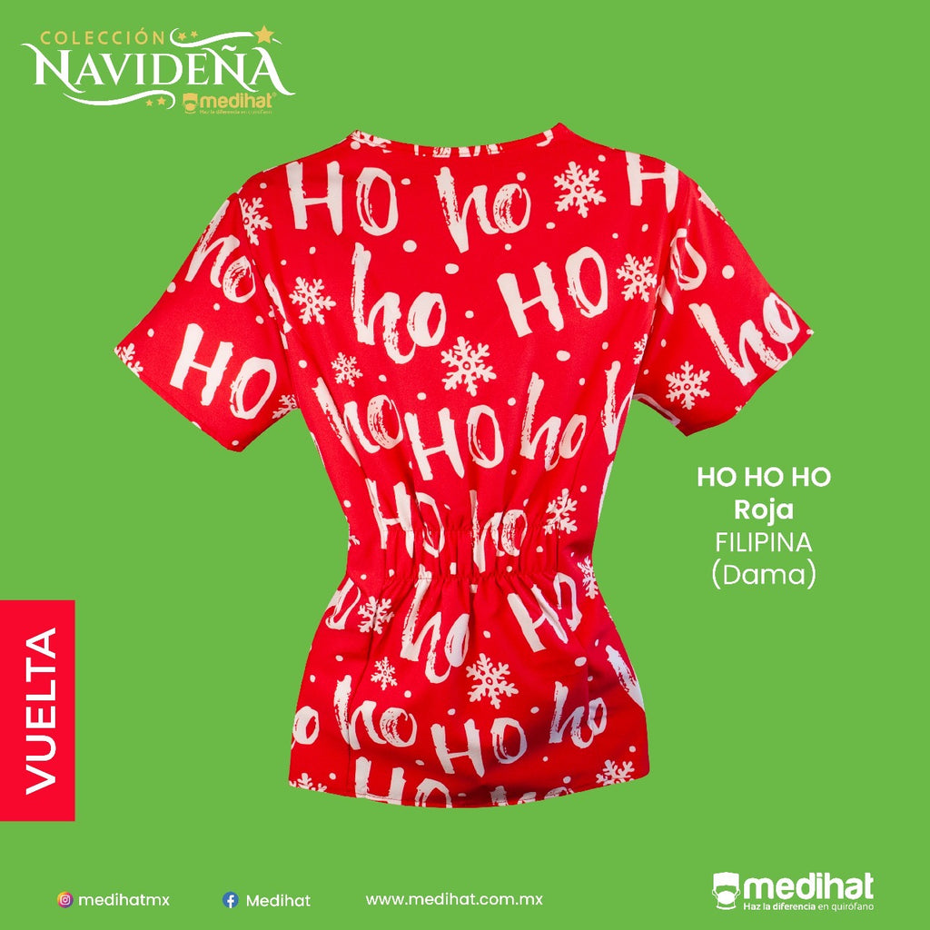 Filipina Ho Ho Ho Rojo Navidad (6876566978693)