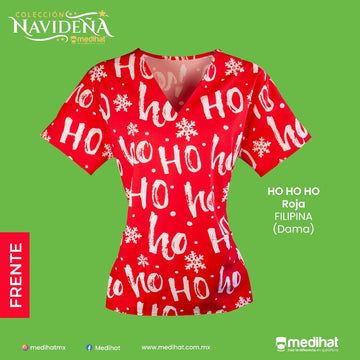 Filipina Ho Ho Ho Rojo Navidad (6876566978693)